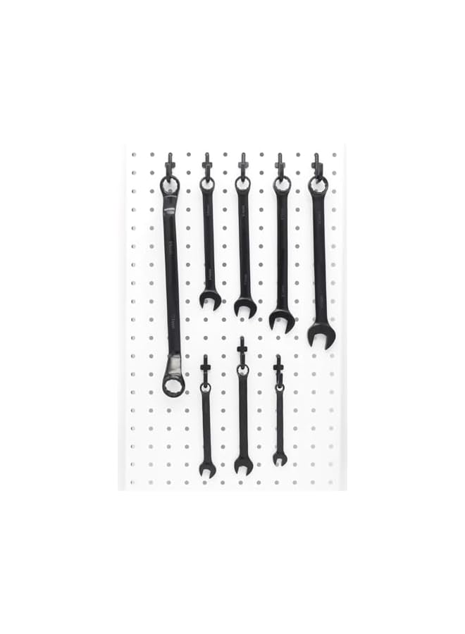 promass 100PCS Black Peg Hooks,Pegboard Hooks Kit Pegboard J Hook Assortment - Image 3