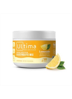 Ultima Replenisher Daily Electrolyte Drink Mix – Lemonade, 30 Servings – Hydration Powder with 6 Key Electrolytes & Trace Minerals – Keto Friendly, Vegan, Non-GMO & Sugar-Free Electrolyte Powder  - Image 1