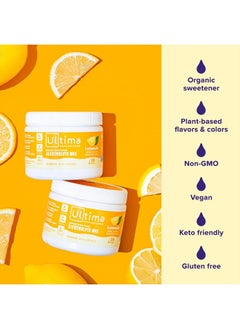 Ultima Replenisher Daily Electrolyte Drink Mix – Lemonade, 30 Servings – Hydration Powder with 6 Key Electrolytes & Trace Minerals – Keto Friendly, Vegan, Non-GMO & Sugar-Free Electrolyte Powder  - Image 4