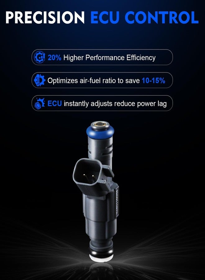 YZHIDIANF Upgraded 0280156048 Fuel Injectors Fits For:-Ford Crown Victoria For:-Lincoln Town Car For:-Mercury Grand Marquis, V8 4.6L 2001 2002 2003 2004 (set of 8) - Image 4