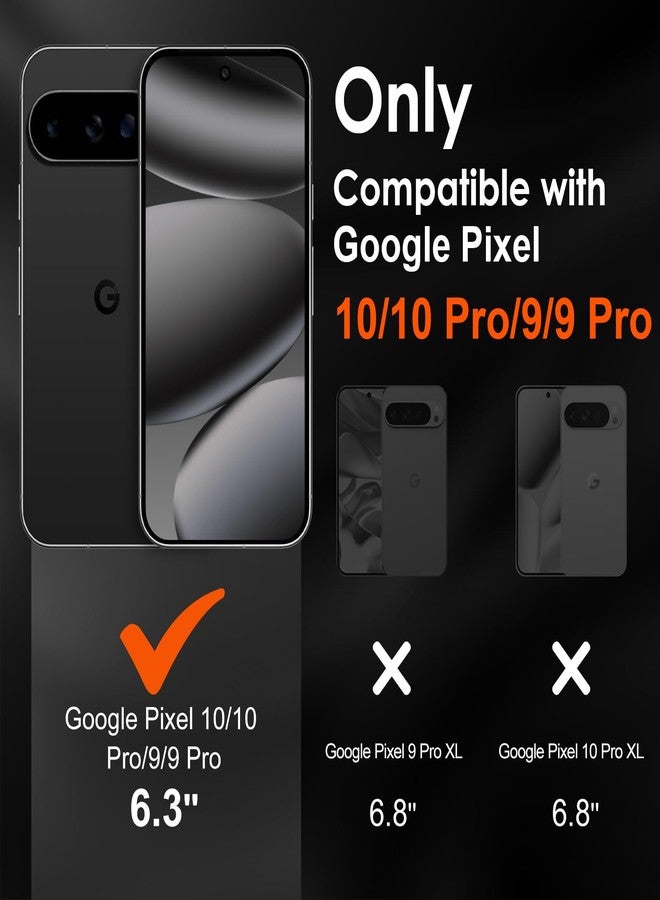 ivoler 3-Pack Screen Protector for Google Pixel 10 / Pixel 10 Pro/Pixel 9/ Pixel 9 Pro, 9H Tempered Glass, Easy Installation Frame, Fingerprint Unlock, Case Friendly, Bubble Free, 6.3-Inch - Image 2