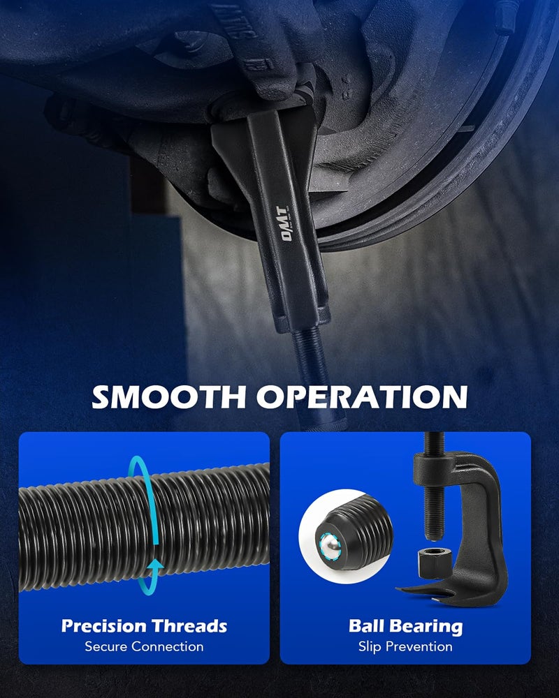 Orion Motor Tech فاصل كرات العجلات من أوريون موتور تك، ساحب كرات العجلات العالمي مع أداة رفع ذراع التحكم السفلي متوافقة مع فورد لينكولن ميركوري، أداة إزالة كرات العجلات السفلي 2-3/8 بوصة للسيارات والشاحنات وSUV - Image 5