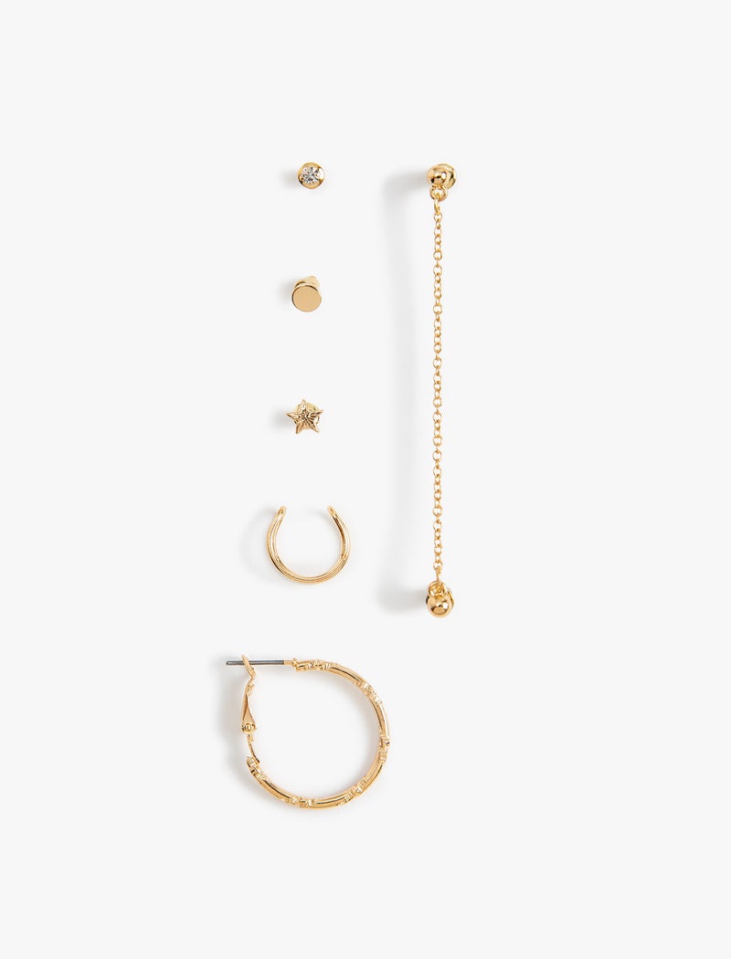 KOTON Metal Cuff Earring Set - Image 1