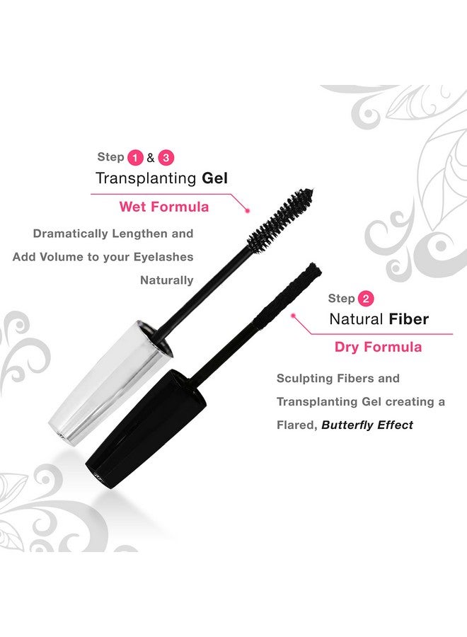 Lagure 400x Silk Fiber Lash Mascara - Best for Thickening & Lengthening Eyelashes - Premium Quality, Last All Day, Waterproof, Smudge proof, Hypoallergenic - Includes Carry Case - Image 5