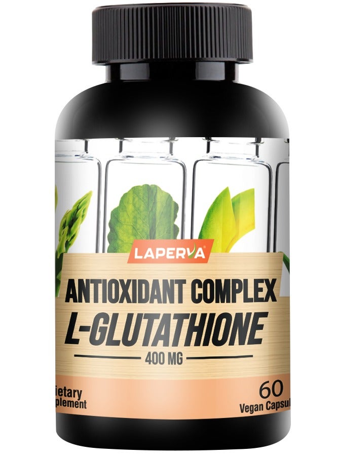 Laperva Antioxidant Complex L Glutathione  400 mg Brighter Skin 60 Veggie Capsules - Image 1