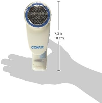 Conair Fabric Shaver and Lint Remover Battery Operated Portable Fabric Shaver White - Image 3