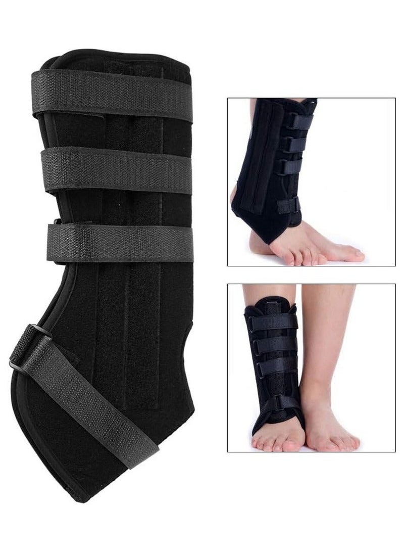 يوڠام دعامة كاحل، جبيرة كاحل بشكل حدوة، مثبت للتمزقات، التهاب الأوتار، دعم الجبيرة بعد العمليات الجراحية وحماية الإصابات للنساء والرجال - Image 2