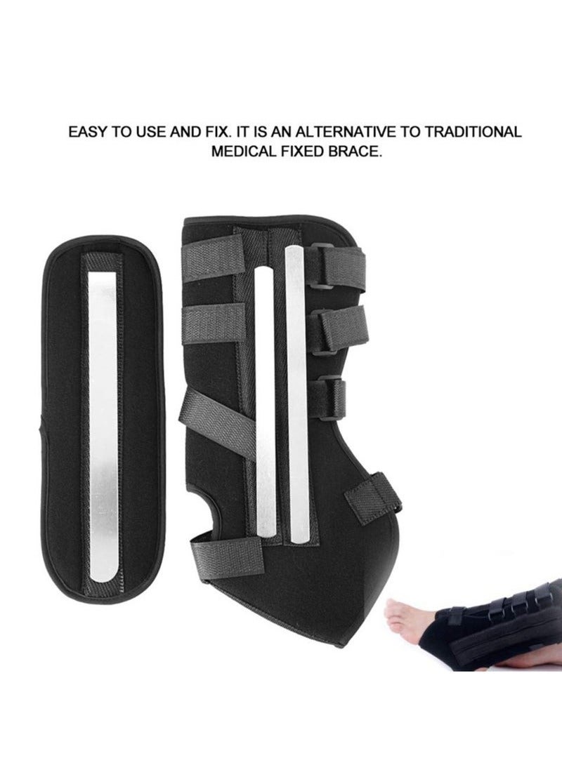 يوڠام دعامة كاحل، جبيرة كاحل بشكل حدوة، مثبت للتمزقات، التهاب الأوتار، دعم الجبيرة بعد العمليات الجراحية وحماية الإصابات للنساء والرجال - Image 3