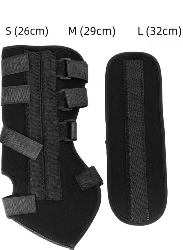 يوڠام دعامة كاحل، جبيرة كاحل بشكل حدوة، مثبت للتمزقات، التهاب الأوتار، دعم الجبيرة بعد العمليات الجراحية وحماية الإصابات للنساء والرجال - Image 5