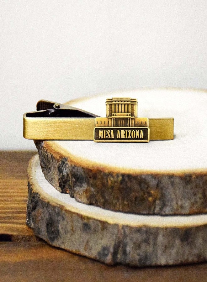 Ringmasters LDS Mesa Arizona Temple Gold Steel Tie Bar - Tie Clip - Priesthood Gift, LDS Missionary, Tie Clip - Image 2