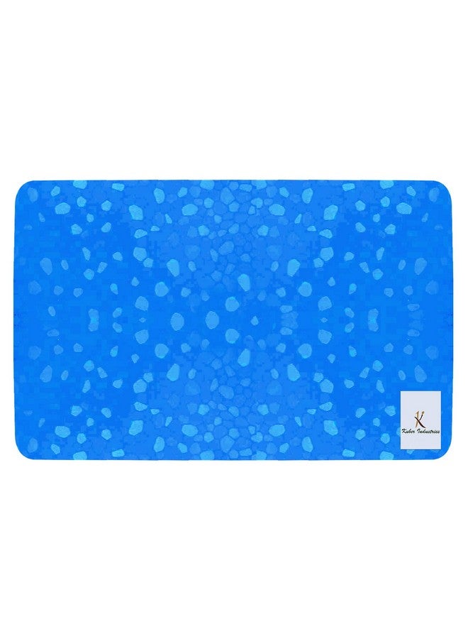 Kuber Industries Polyvinyl Chloride Diamond Design 4 Pieces PVC Refrigerator/Fridge Multipurpose Drawer Polka Dot Mat Set(Brown, Blue, Green & Red) - Ctktc032413 - Image 4