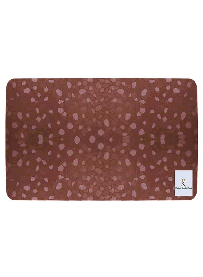 Kuber Industries Polyvinyl Chloride Diamond Design 4 Pieces PVC Refrigerator/Fridge Multipurpose Drawer Polka Dot Mat Set(Brown, Blue, Green & Red) - Ctktc032413 - Image 5