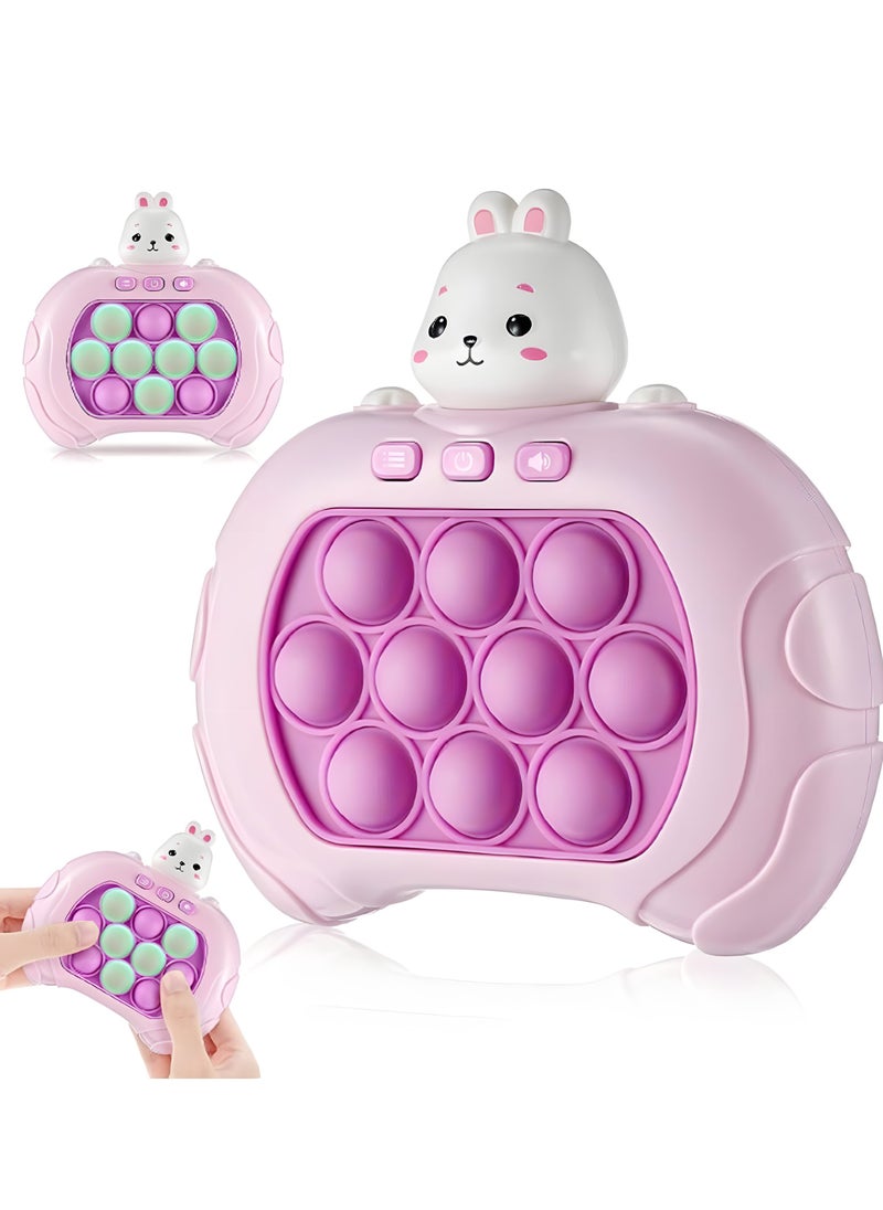 Electronic Quick Push Light Up Pop Game Fidget Toys for Adults and Kids with Puzzle Game Machine Push Pop Bubble Fidget Sensory Toy Birthday Gifts  - Image 1