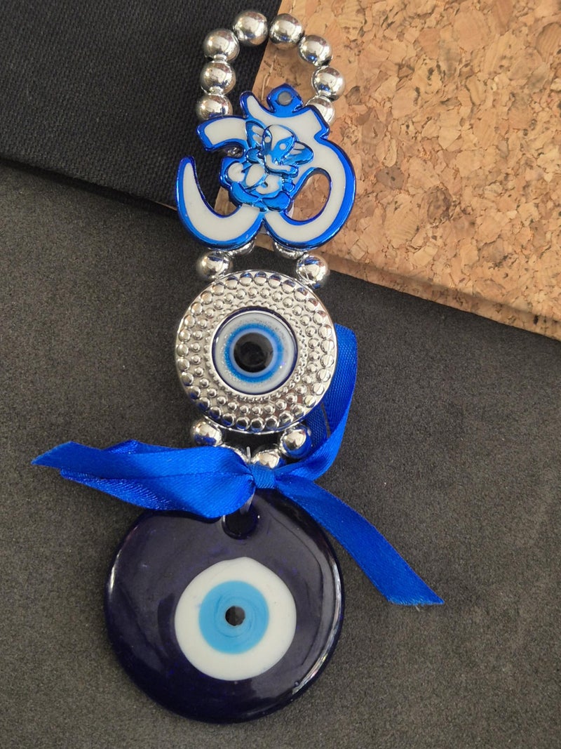 DT DECTONE Evil Eye Hanging Lucky Om,Ganesha Nazar Battu for Home Protection, Good Luck Charm and Prosperity at Car, Office and Home (Pack of 1) - Image 5