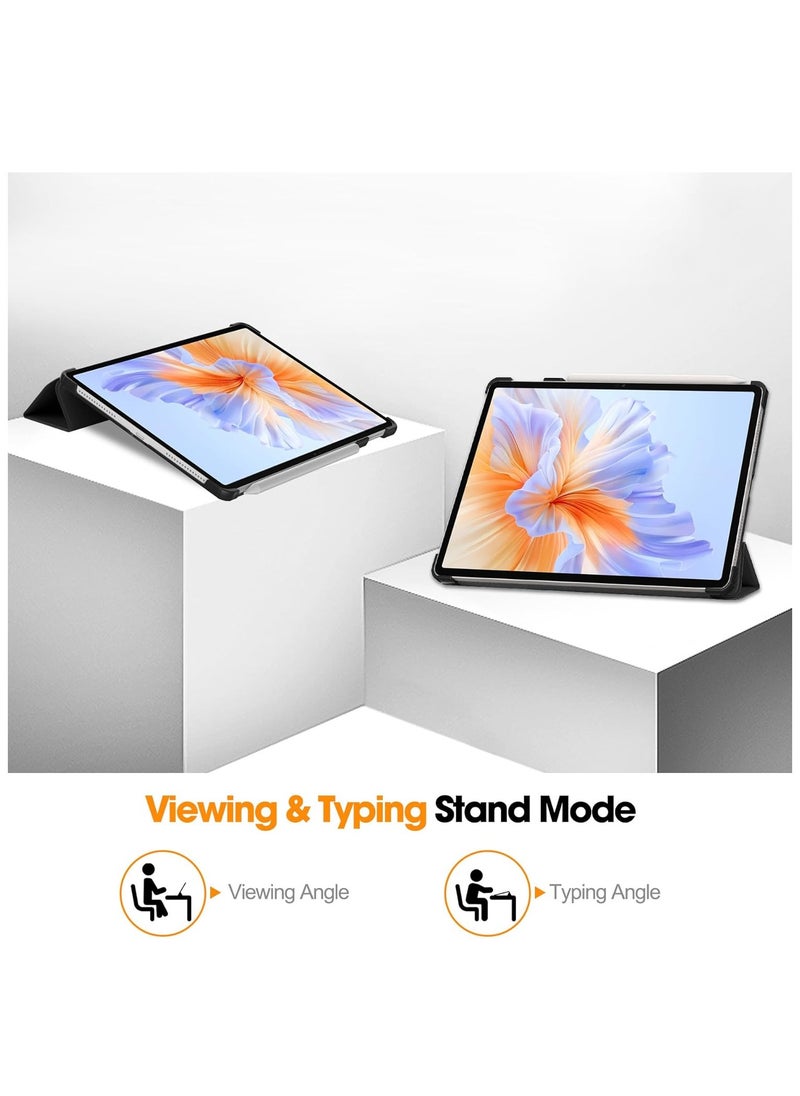 Tablet Case for Honor Pad V9 11.5 inch Lightweight Trifold Stand Smart Case with Auto Wake/Sleep Function Shockproof and Drop-proof Cover