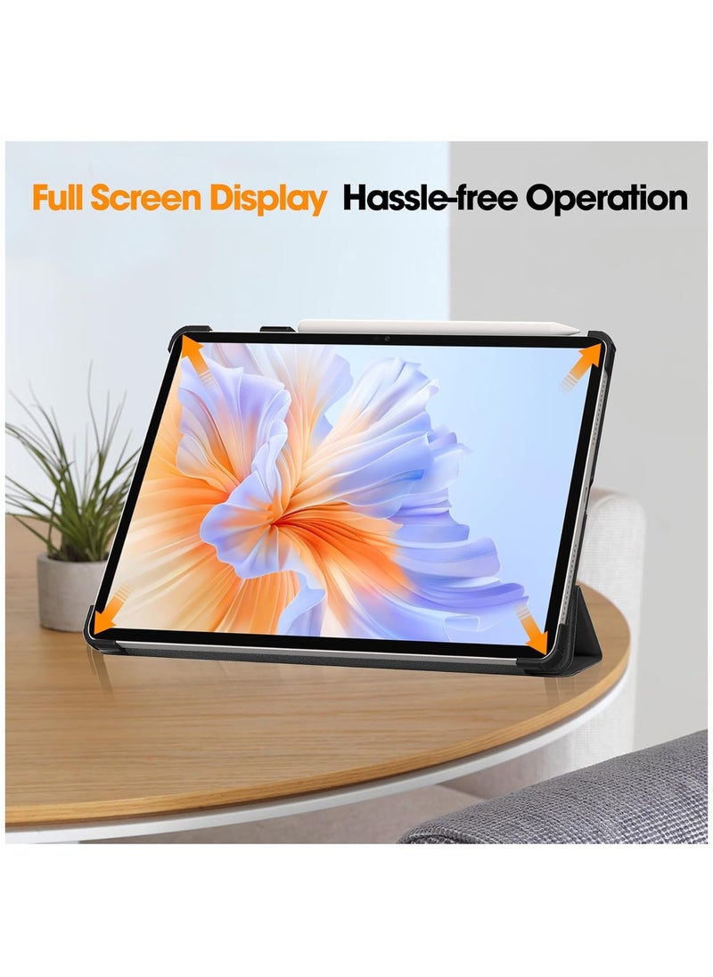 Tablet Case for Honor Pad V9 11.5 inch Lightweight Trifold Stand Smart Case with Auto Wake/Sleep Function Shockproof and Drop-proof Cover