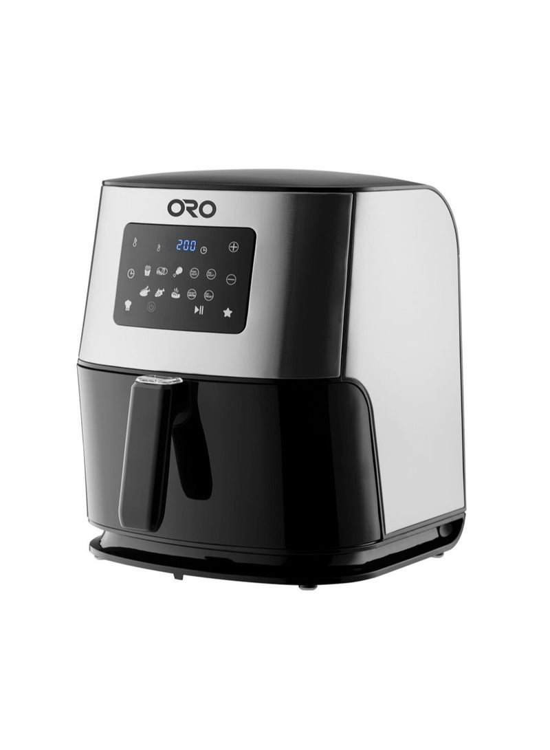 ORO Air Fryer 7.5L 1700W Digital Control LED Display Stainless Steel - Image 4
