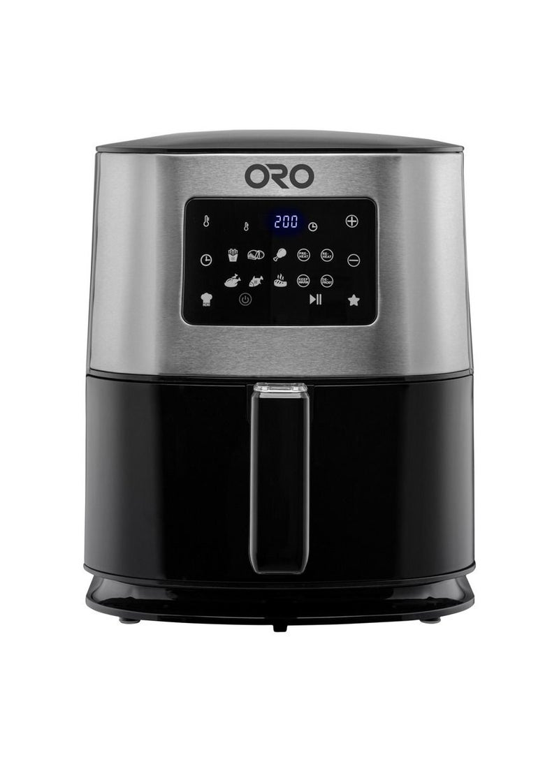 ORO Air Fryer 7.5L 1700W Digital Control LED Display Stainless Steel - Image 2
