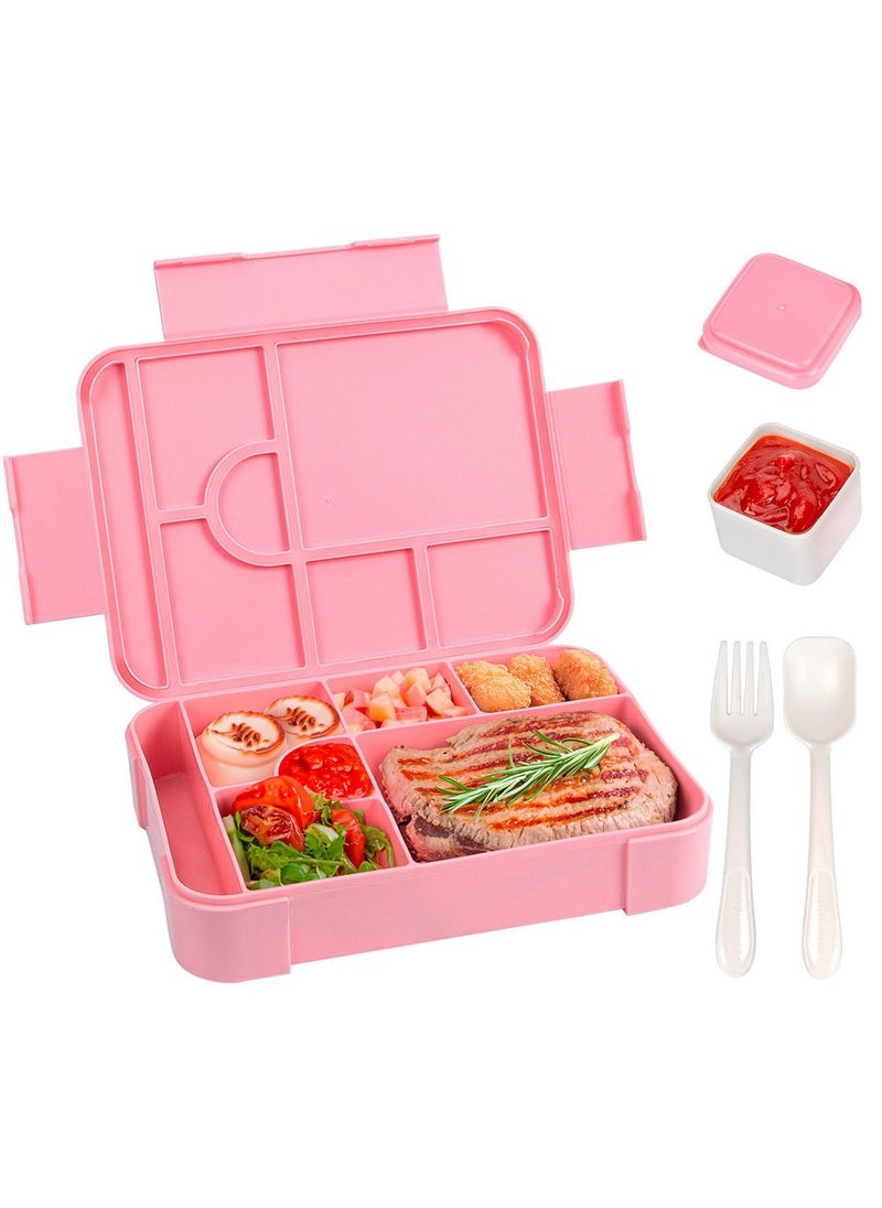 Square Sealed Lattice Portable Lunch Box Pink, Bento Box Durable, Microwave/Dishwasher Safe, BPA-Free, Perfect for On-the-Go Meal - pzsku/Z55E91EA42E50E426A02EZ/45/_/1727165262/37a48ae2-c408-4af1-b41b-259453b694ef