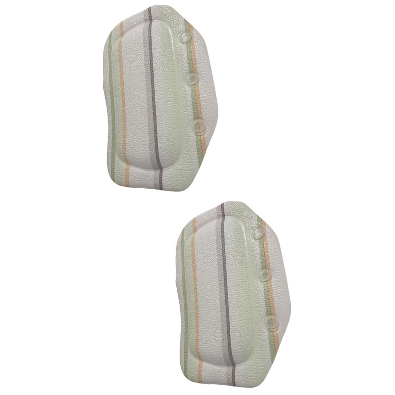2pcs Bathtub Pillow Tub Neck Pillow Bath Tub Pillow Headrest Pillow With Cup - Image 1