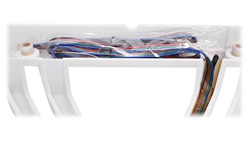 KICKER 12-inch (30cm) Square Subwoofer Grille for 11S12L7,LED, White - Image 4