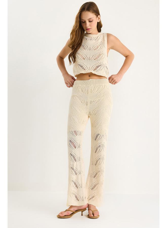 Ginger Crochet Tank Top & Pant Coord Set - Image 1
