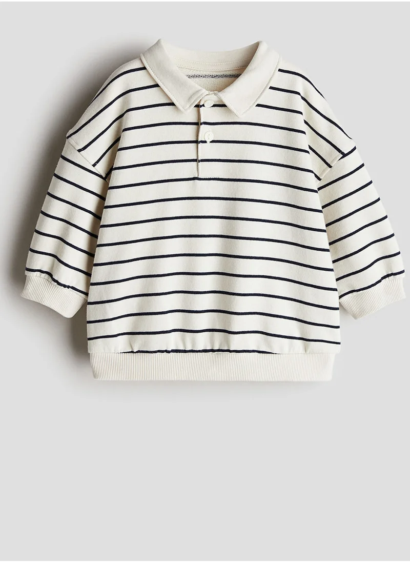 اتش اند ام Collared Sweatshirt