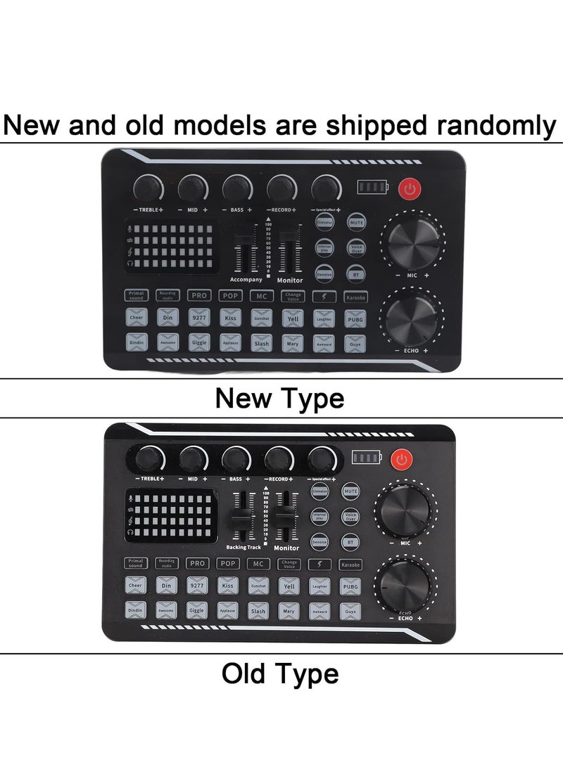 F998 Sound Card Professional Volume Adjustable USB Live Stream Audio Card Adapter - Image 3