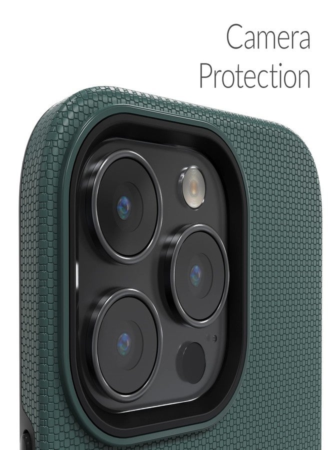 كريف جراب Crave Dual Guard لهاتف iPhone 14 Pro، جراب مزدوج الطبقات مقاوم للصدمات لهاتف Apple iPhone 14 Pro (6.1 بوصة) - أخضر غابي - Image 3