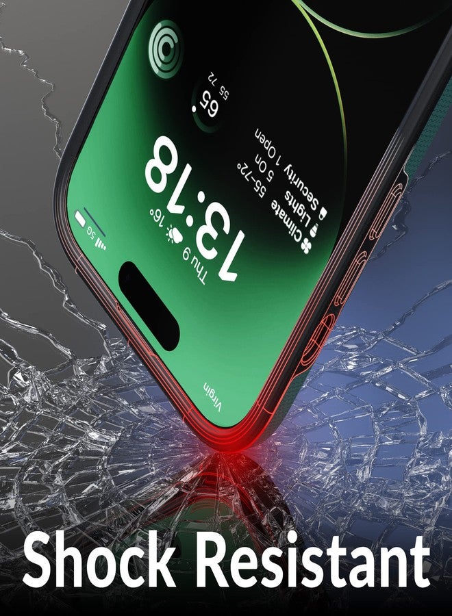 كريف جراب Crave Dual Guard لهاتف iPhone 14 Pro، جراب مزدوج الطبقات مقاوم للصدمات لهاتف Apple iPhone 14 Pro (6.1 بوصة) - أخضر غابي - Image 5