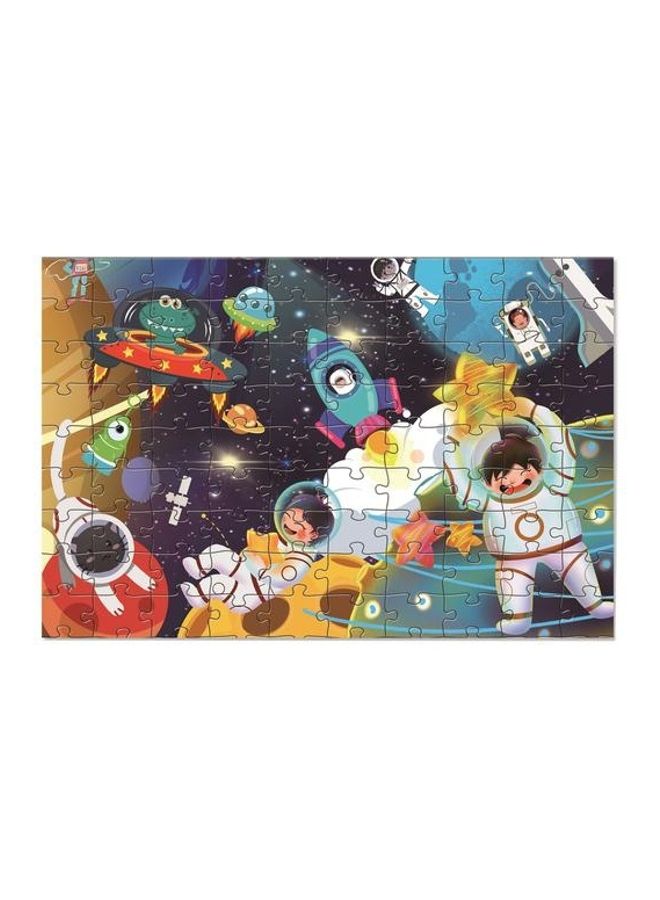 FAMILY CENTER 180-Piece Jigsaw Space Exploration Puzzle,Stress Relief Early Education Development Toy Set - Image 1