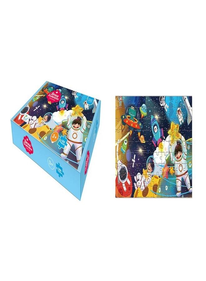 FAMILY CENTER 180-Piece Jigsaw Space Exploration Puzzle,Stress Relief Early Education Development Toy Set - Image 2