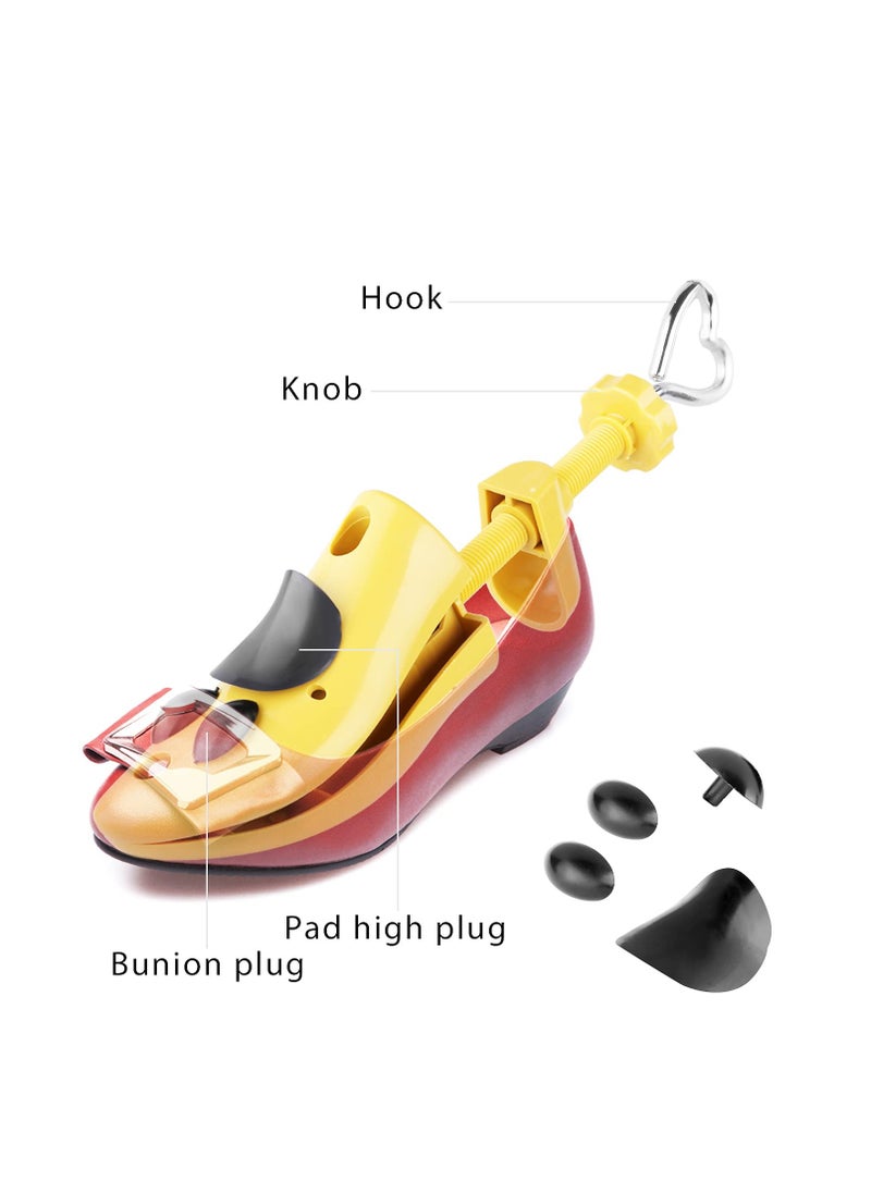 Generic - Shoe Stretcher Shoe Trees Professional Shoe Stretcher Shoe Width Durable Shoe Shaper 1 Pair of Shoe Stretcher Expands Height and Length of Footwear for Wide Feet 2-Way Adjustable for Women - Image 1