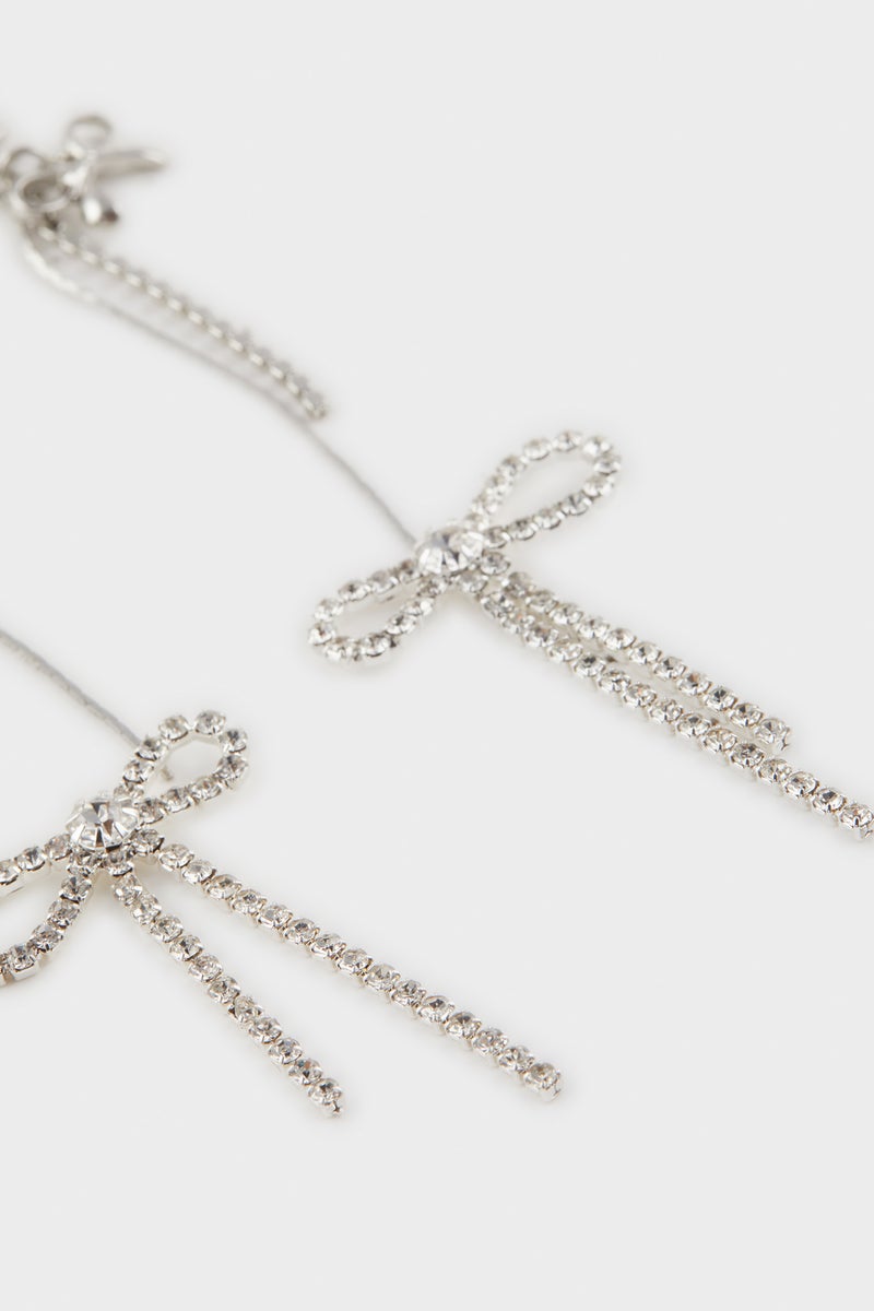 DeFacto Woman 2 Piece Dangling Silver Earrings  - Image 3
