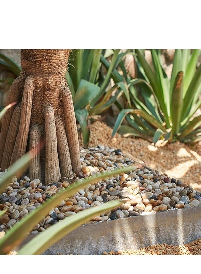 Home zone 5lbDecorative Rocks for Plants and Garden Landscaping Polished River Stone for Outdoor Decor 1-1 3/4 Inch(2.25KG) - Image 3