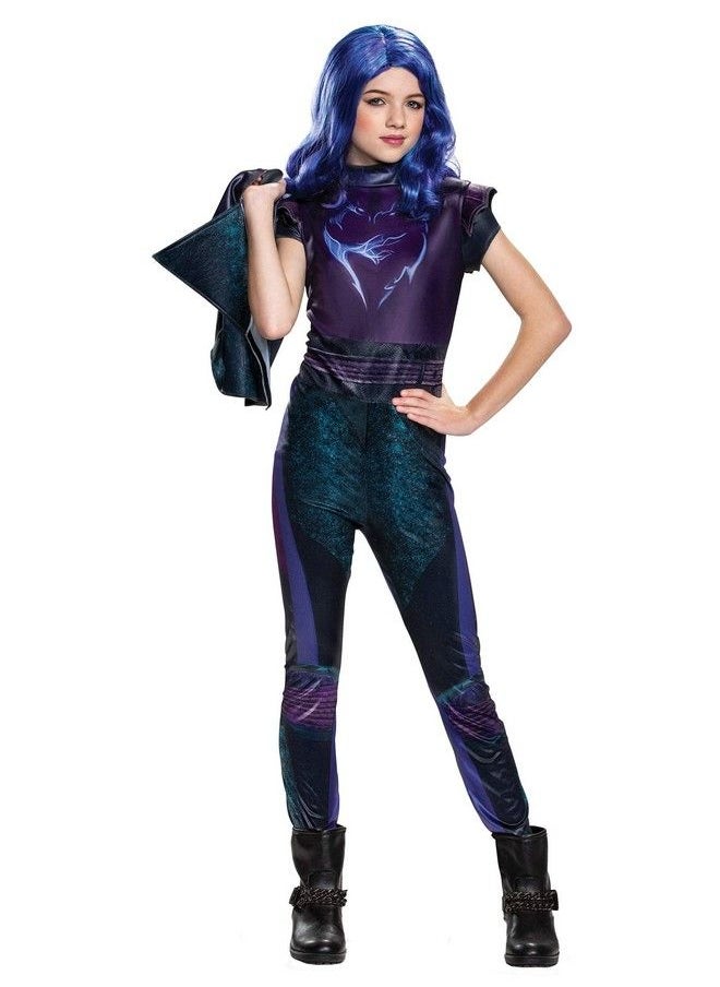 Disguise - Mal Descendants 3 Classic Girls Costume Official Disney Halloween Outfit Kids Size Small (4 6) - Image 1