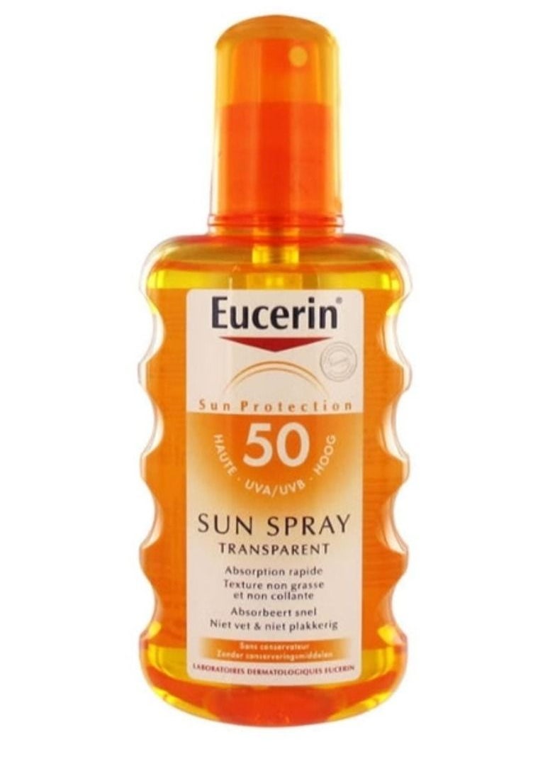 ماركة غير محددة - واقي من اشعه الشمس للبشره المختلطه و الدهنيه بخاخ شفاف بعامل حماية من الشمس SPF50 - Image 1