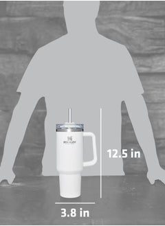 Stanley Quencher H2.0 FlowState Stainless Steel Vacuum Insulated Tumbler with Lid and Straw for Water, Iced Tea or Coffee, Smoothie and More 40oz  - Image 4