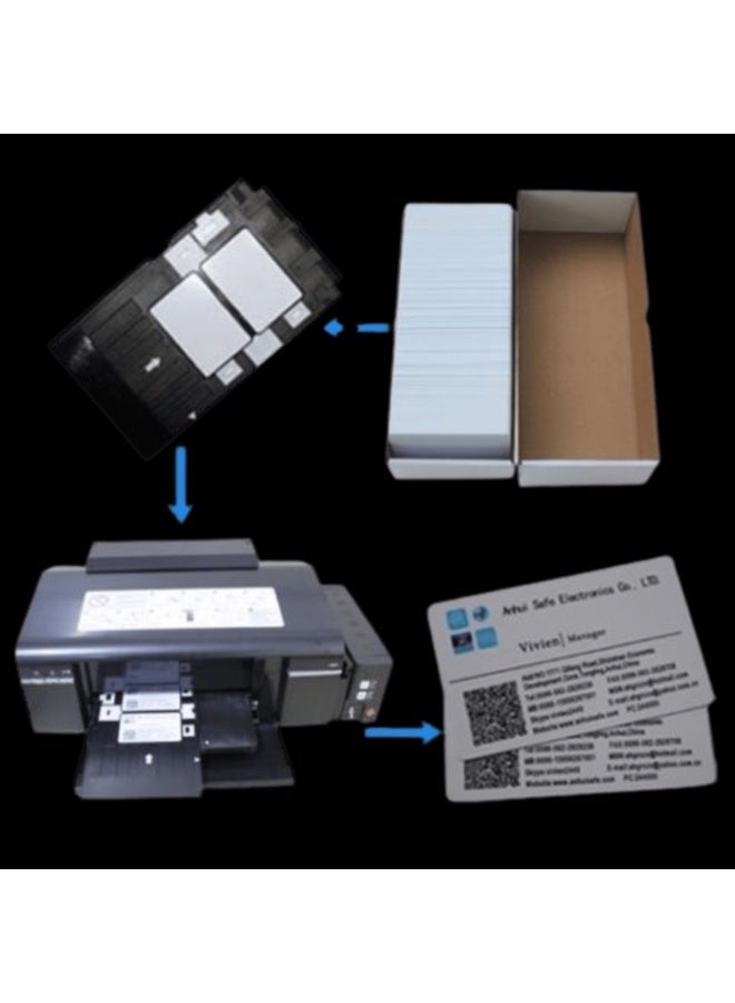 Blank PVC plastic identification cards for inkjet printers 85*54 MM - Image 3