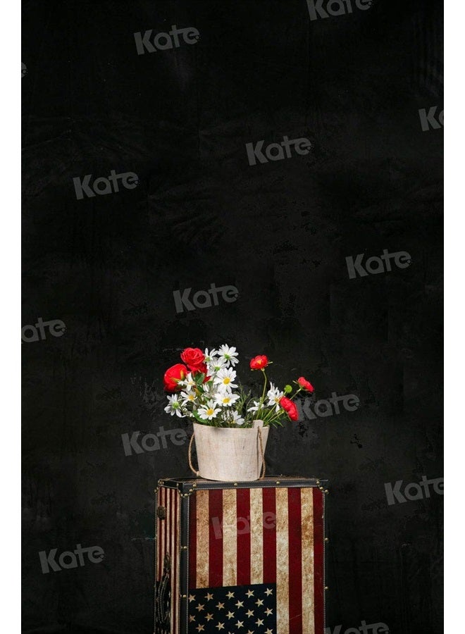 Kate 6ft×9ft Solid Black Backdrop Portrait Background for Photography Studio - Image 2