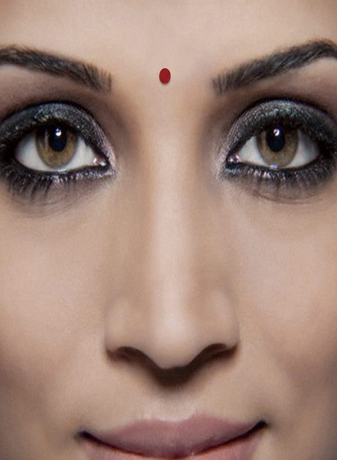 Kotart - Smallest Size Maroon Color Plain Bindi for Women - Bollywood Style Classic Round Basic Bindi for Girls Woman Ladies (Set of 6) - Image 2