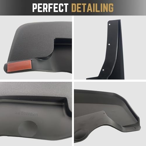 RMOURTEKK Mud Flaps Compatible with Dodge Ram 2025 2024 2019-2023 Ram 1500 (New Body Style) with OEM Fender Flares Custom Front Mud Guard Set (2pcs-Set)（Except TRX Edition） - Image 5