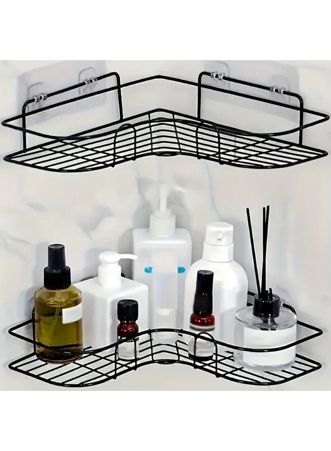 Transparent Self Adhesive Bathroom Storage Hooks Strong Glue Wall Mounted Organizer - Image 5