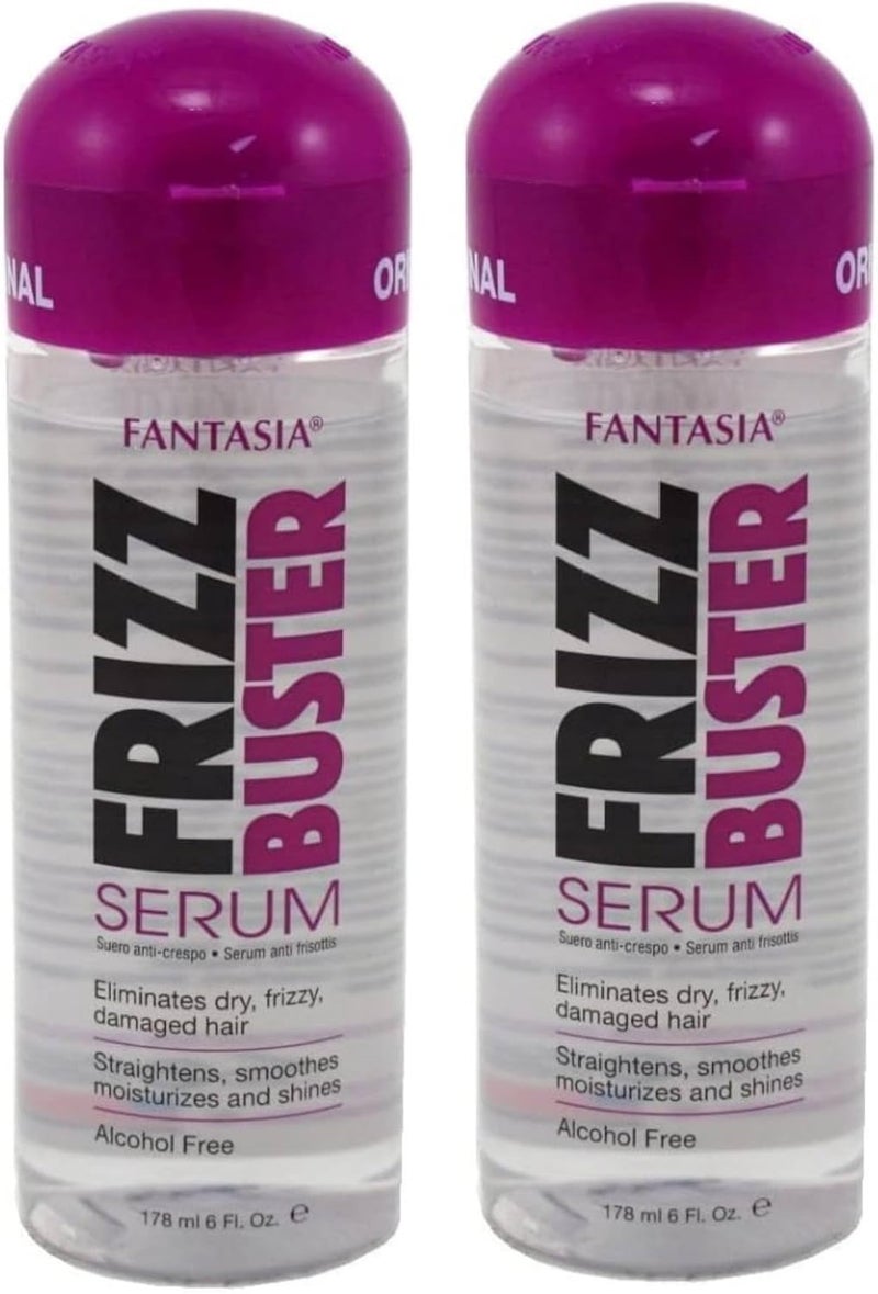Fantasia Frizz Buster Serum 6 oz Bonus Pack of 2