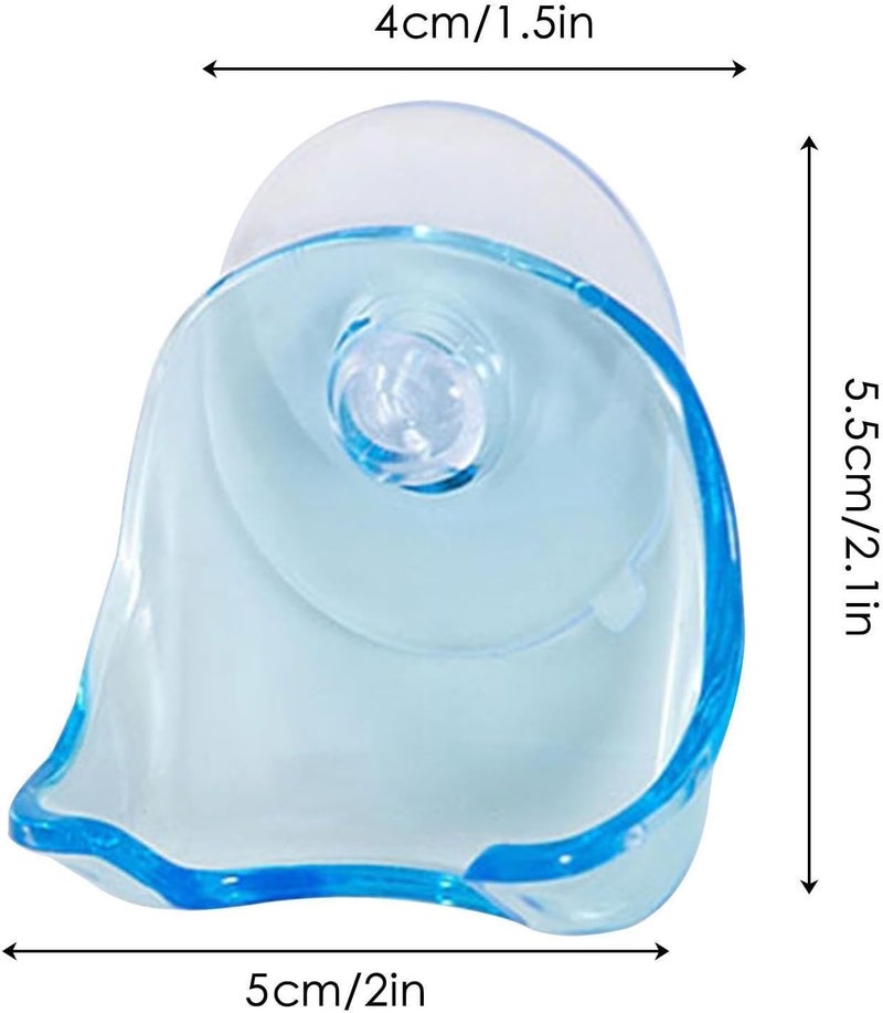 Razor Hanger for Shower | Clear Removable Suction Cup,Damage Free Wall Hooks for Bathroom Kitchen Towel Loofah Sponge Key Shaver Bathrobe Wreath - Image 4