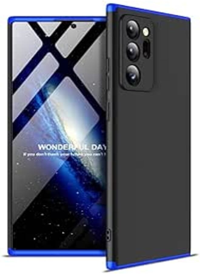GKK GKK 360 Degree Protection Case Cover For Samsung Note 20 ultra - Black & blue 