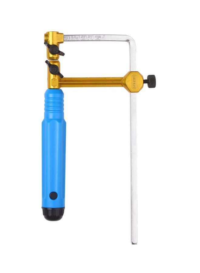 NIBEMINENT Adjustable U-Shaped Handsaw Blue/Gold/Silver 280millimeter  - Image 1