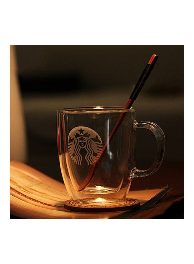 NIBEMINENT Wooden Sugar Eating Spoon Long Handle Brown  - Image 2