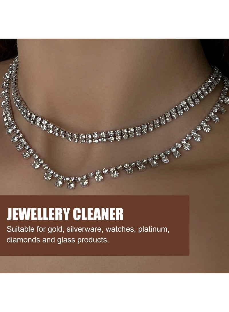 JUE-FISH Jewelry Cleaner for Gold Silver Diamond Rings Necklaces Watch Dials Rust Removal and Care - Image 5