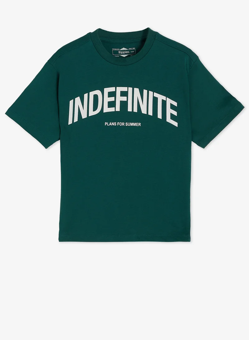 Ripples Boys Drop Shoulder T-shirt